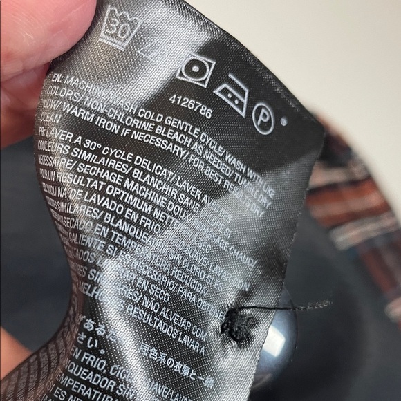 Volcom Plaid Blazer - Orange White, and Black - Picture 9 of 9